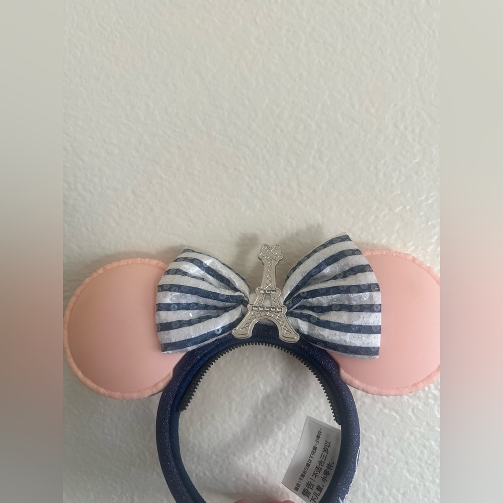 Disney Paris Macaroon Headband with Eiffel Tower Accent